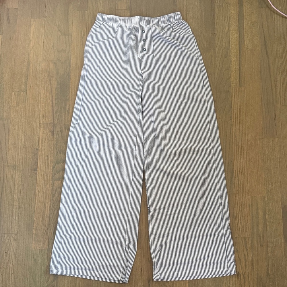 PacSun Blue and White Striped Pants